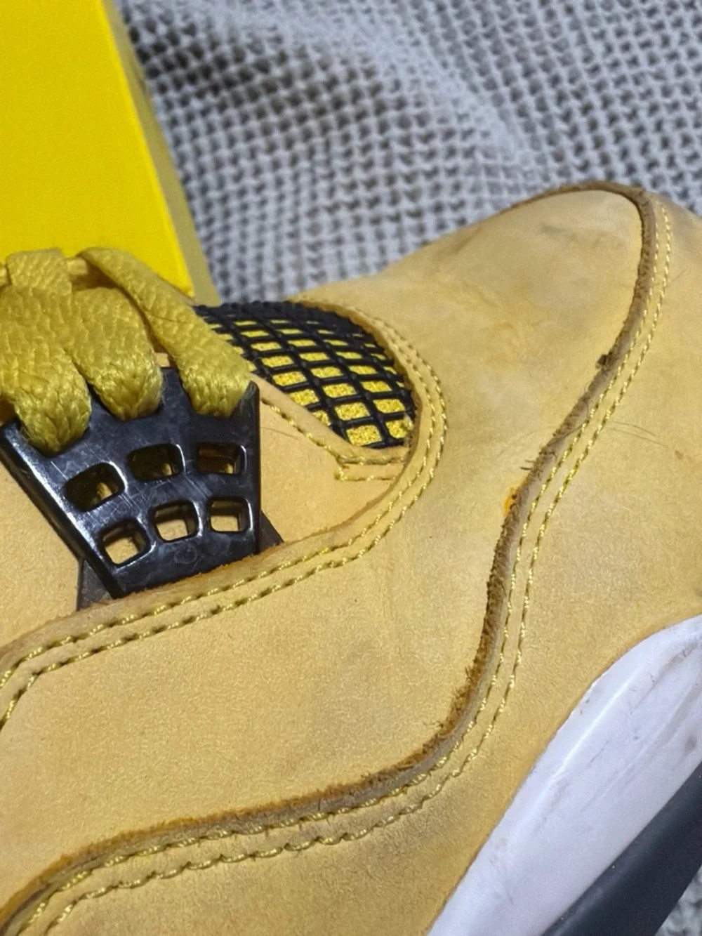 Jordan Men’s Sneakers in Yellow and Black